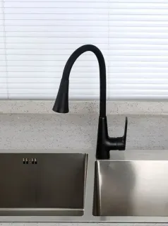 Смеситель для кухни Frap F4471-6 черный